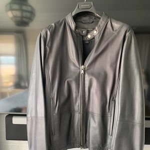 Men’s John Varvatos Small Luxe Leather Jacket